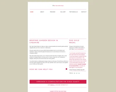 bluetulipgardendesign.co.uk in 2015