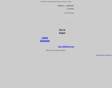 chimera-costumes.co.uk in 2002