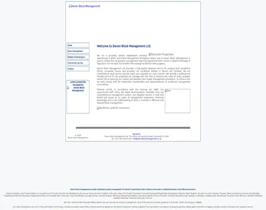 devonblockmanagement.co.uk in 2009