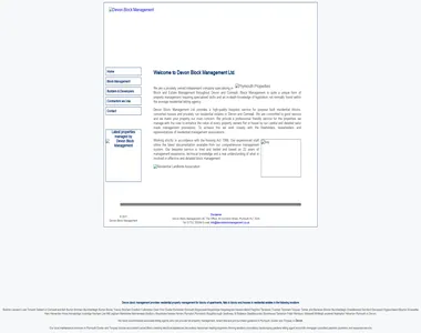 devonblockmanagement.co.uk in 2012