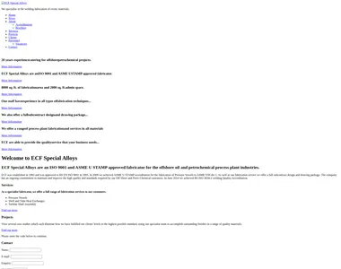 ecfspecialalloys.co.uk in 2015