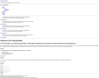 ecfspecialalloys.co.uk in 2022