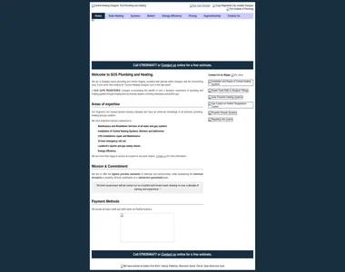 sosplumbingandheating.co.uk in 2010