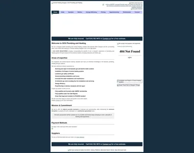 sosplumbingandheating.co.uk in 2013
